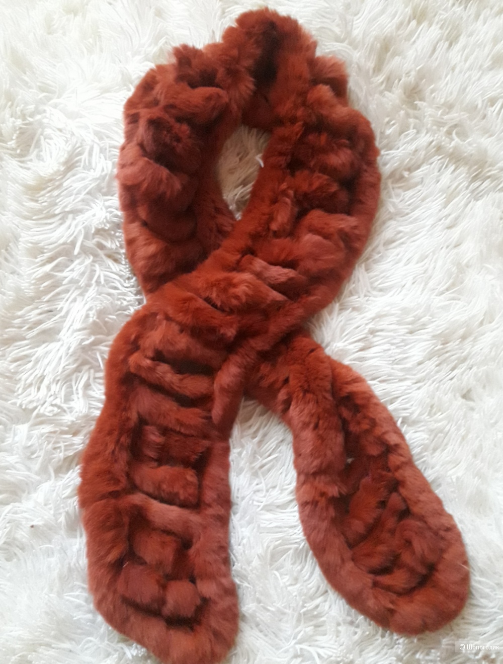 Меховой шарф, no name