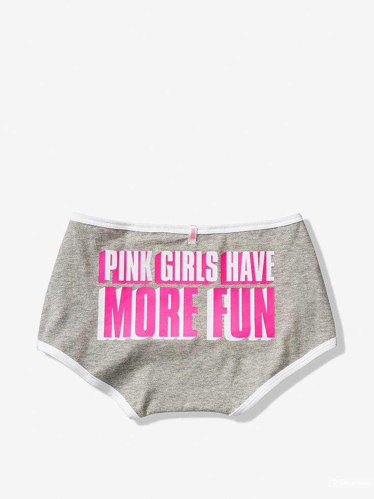 Трусики-шорты Pink Victoria's Secret, размер S (44) ОБ до 98 см