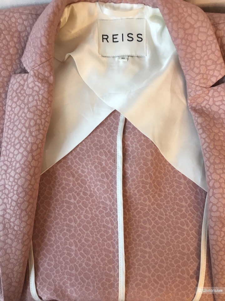 Розовый пиджак английского бренда REISS 40-42 (XS)
