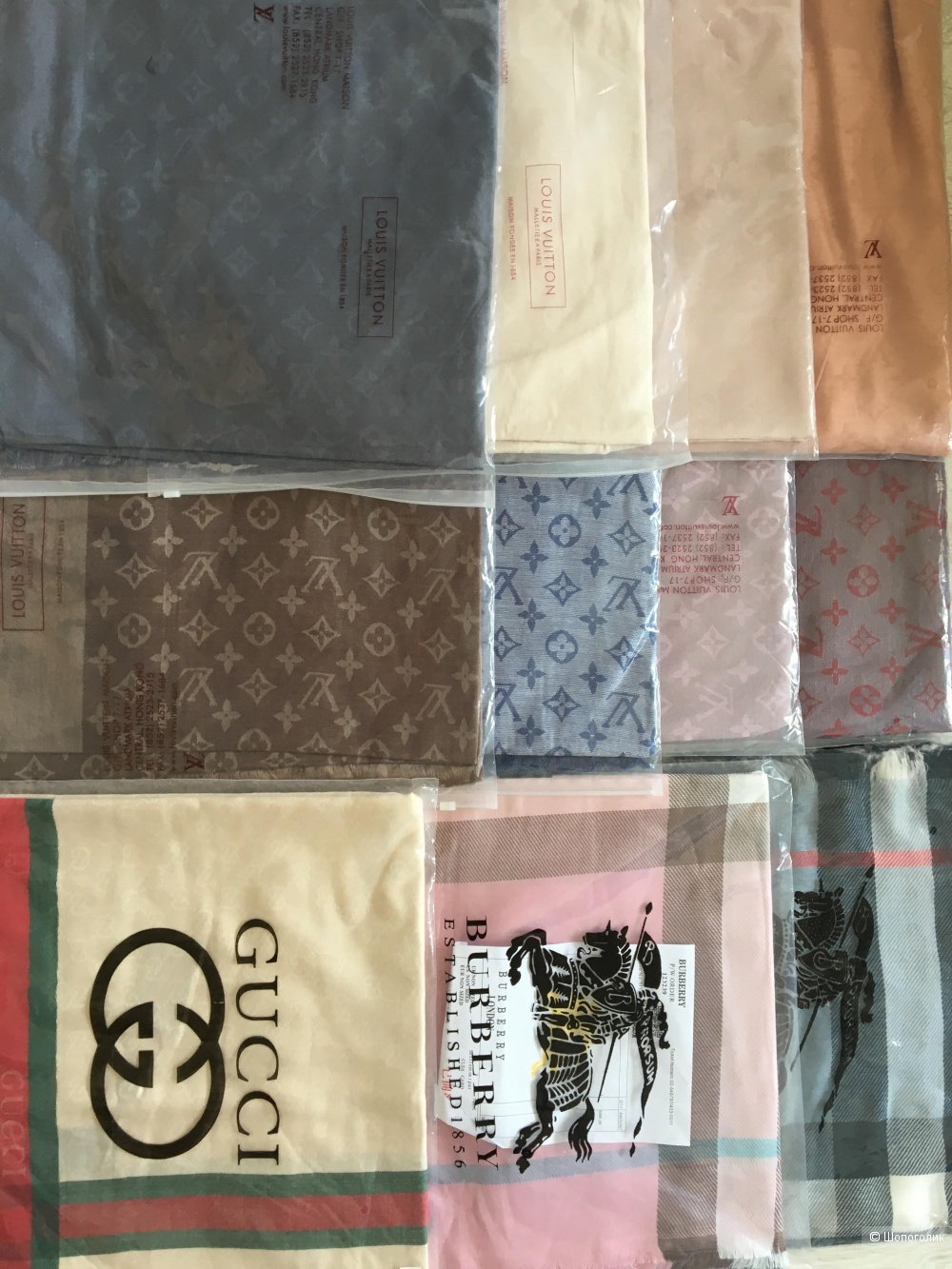 Платок шаль BURBERRY, 140/140