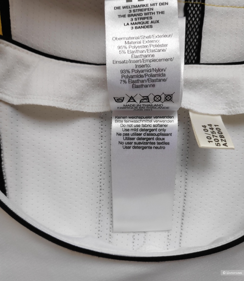 Спортивная майка Adidas, маркировка 40EUR/ 46IT/ 14UK/ M.