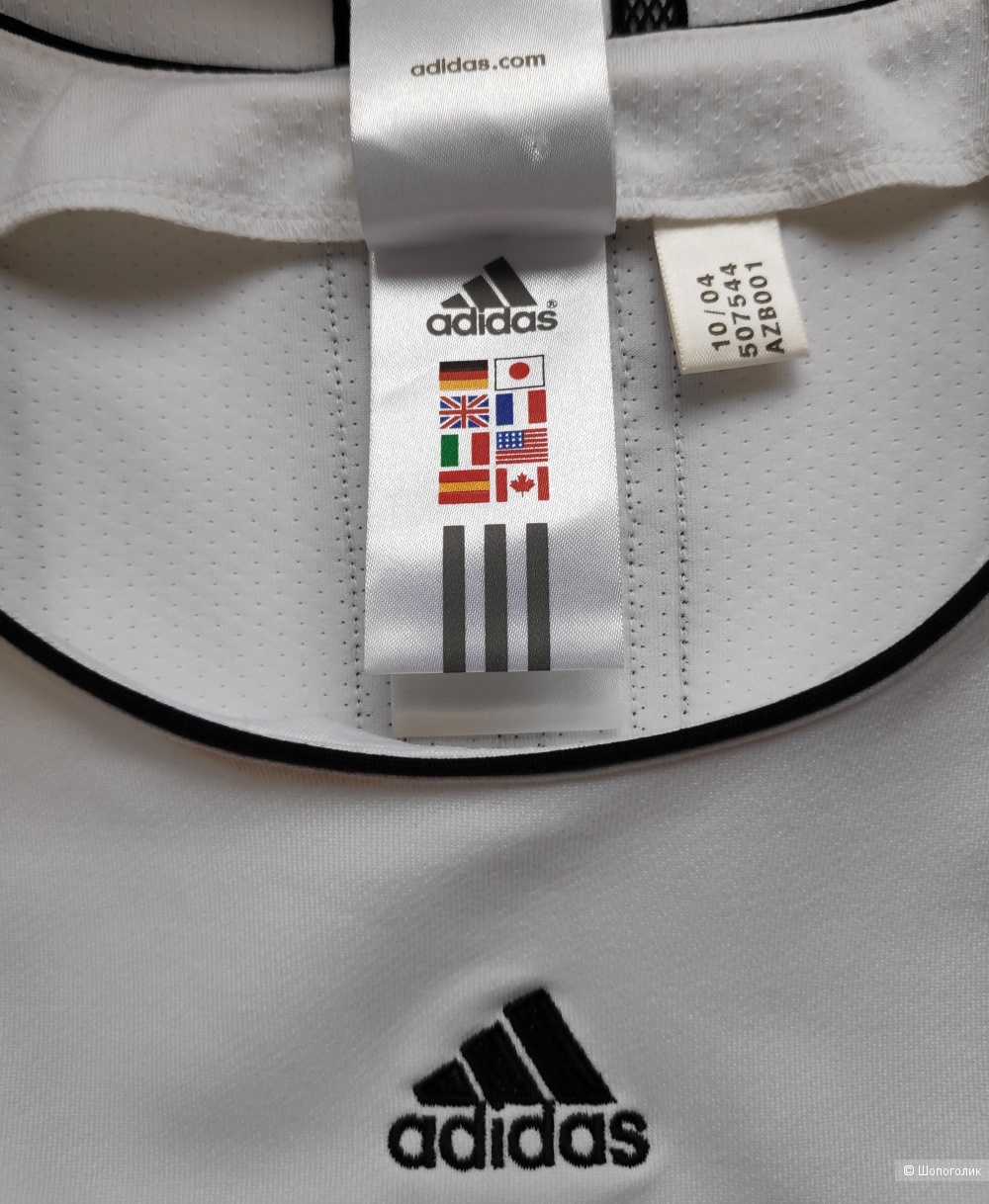 Спортивная майка Adidas, маркировка 40EUR/ 46IT/ 14UK/ M.