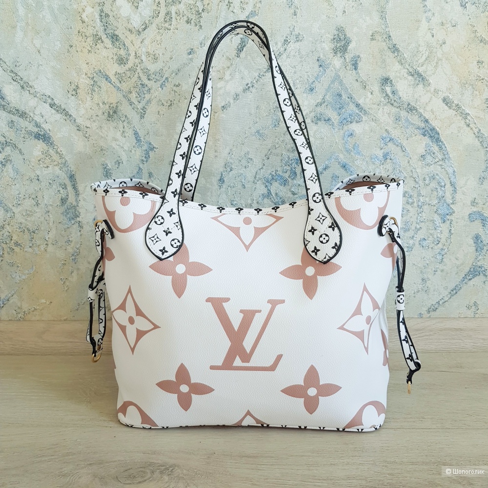 Сумка Louis Vuitton Neverfull (белая)