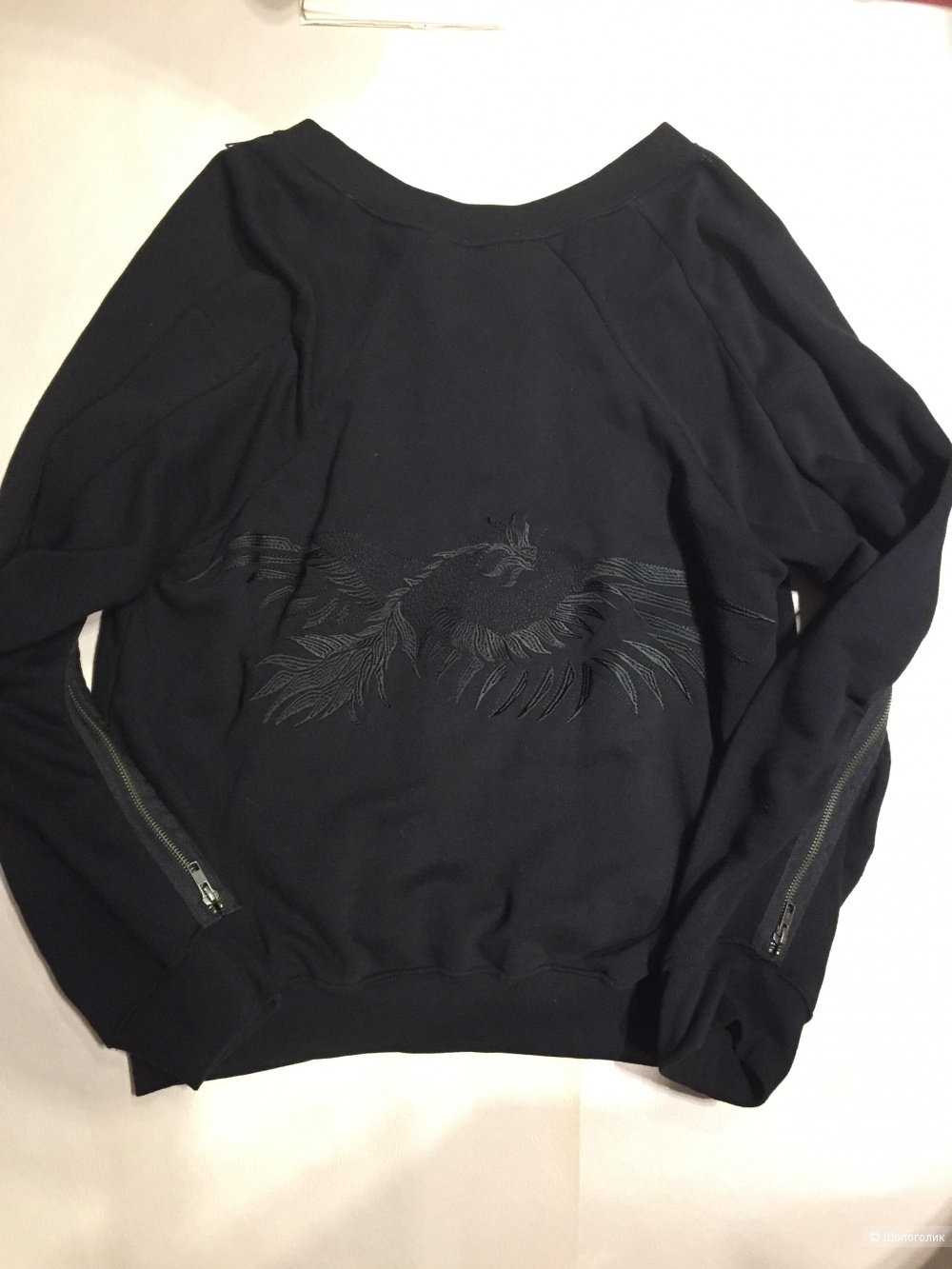 ANN DEMEULEMEESTER Свитшот на молнии р.46