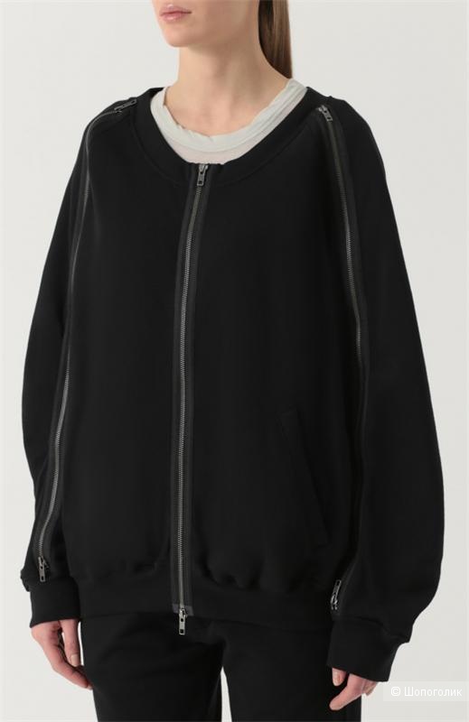 ANN DEMEULEMEESTER Свитшот на молнии р.46