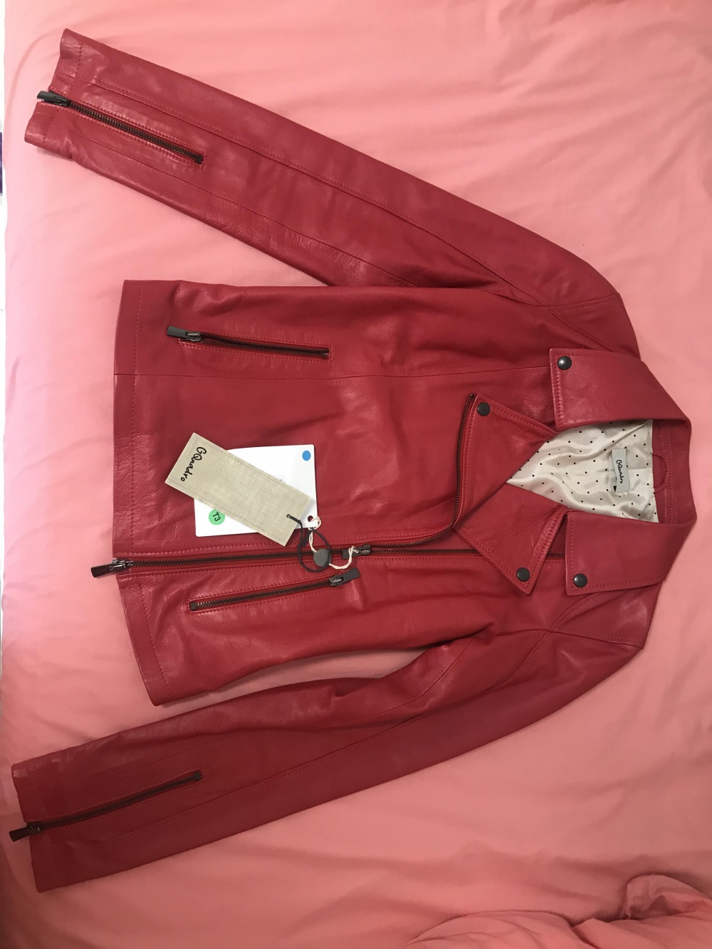 Куртка кожаная GQUARDO, 42 размер