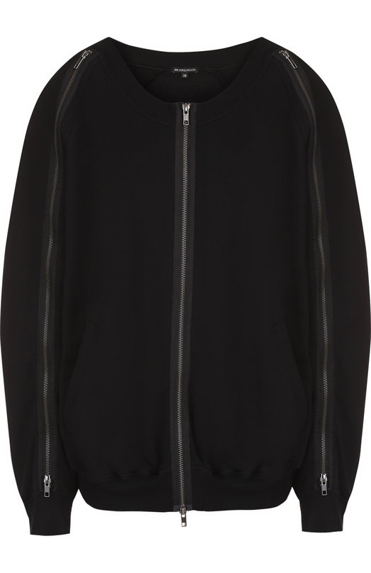 ANN DEMEULEMEESTER Свитшот на молнии р.46