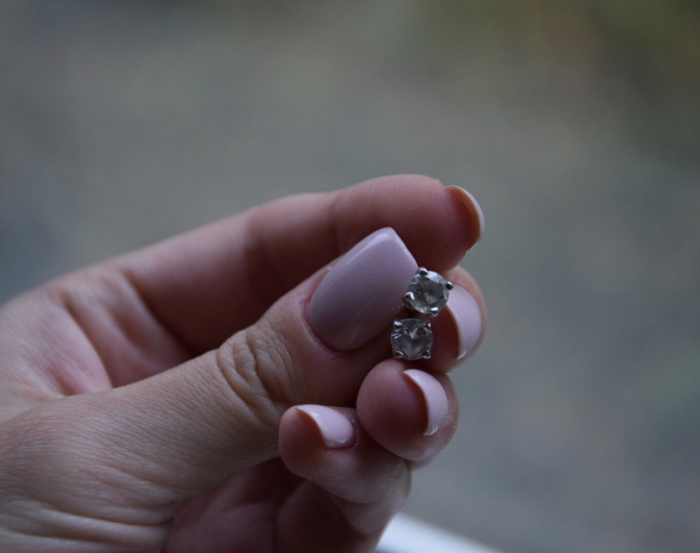 Комплект, серебряные серьги и кольцо, размер  16,5