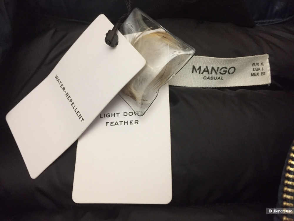 Mango пуховый анорак размер XL