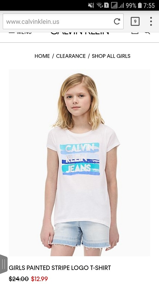Футболка Calvin Klein, 16 подростковый размер