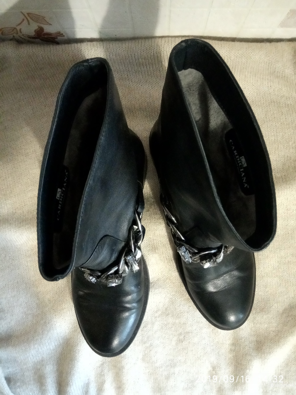Полусапоги, ботинки кожаные Cardiciana размер 39, в магазине Другой магазин— на Шопоголик
