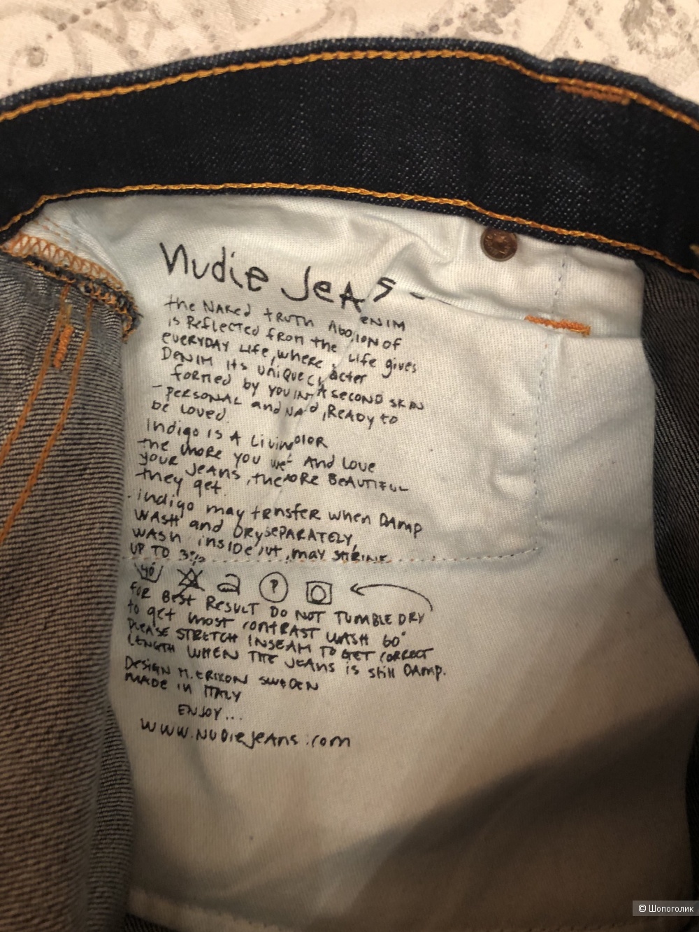 Джинсы Nudie jeans co размер 46