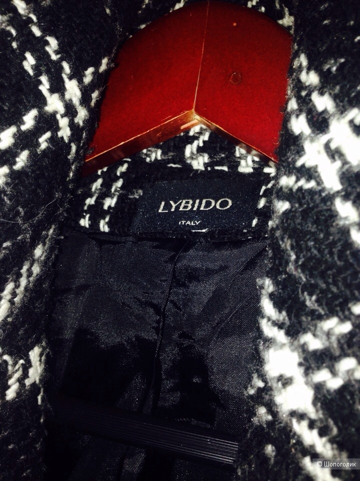 Пальто в клетку "Lybido" Италия. Размер 42-44.