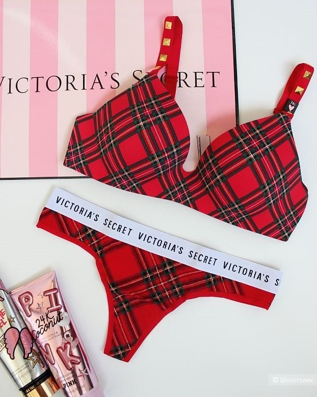Комплект Victoria's Secret бюстгальтер 34С (75С) и трусики (М)