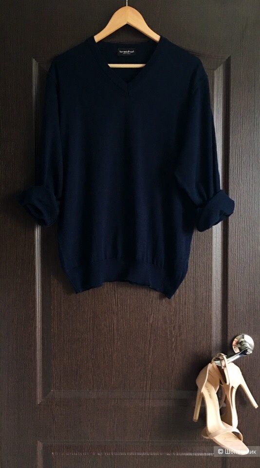Пуловер breidhof размер L цвет темно - синий