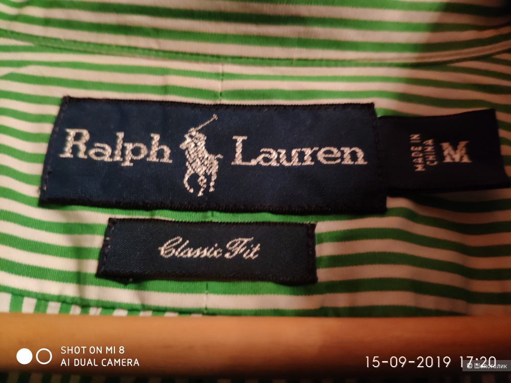 Мужская рубашка бренда RALPH LAUREN размера М
