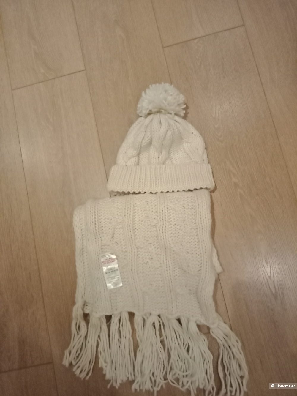 Комплект женский шапка и шарф