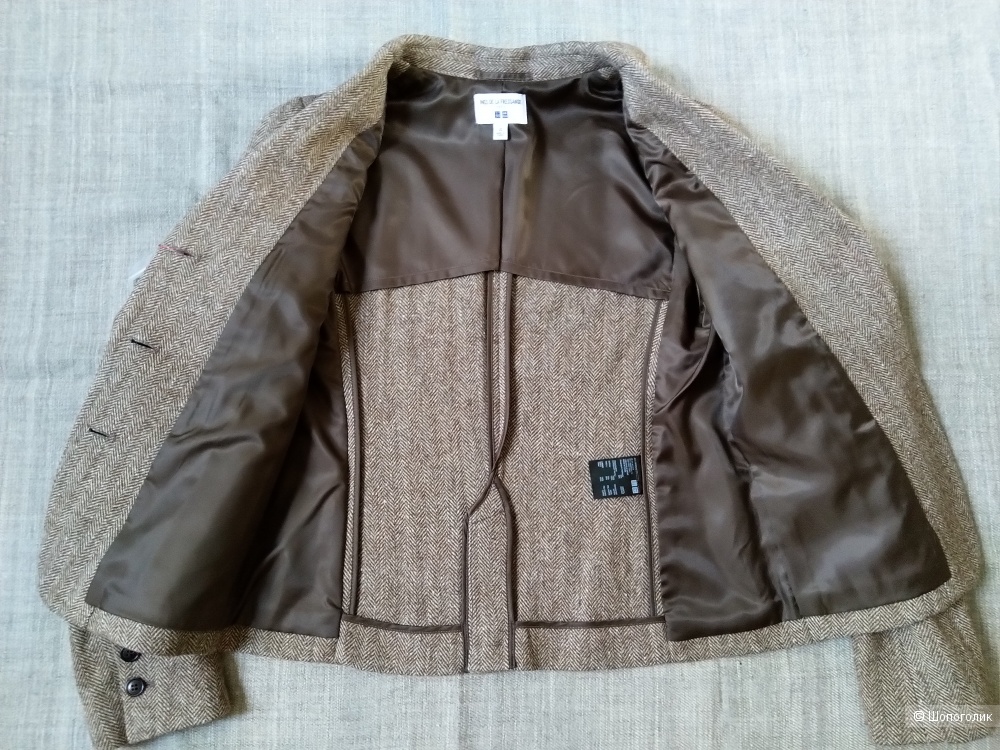 Твидовый пиджак Ines de la Fressange / UNIQLO, размер XS