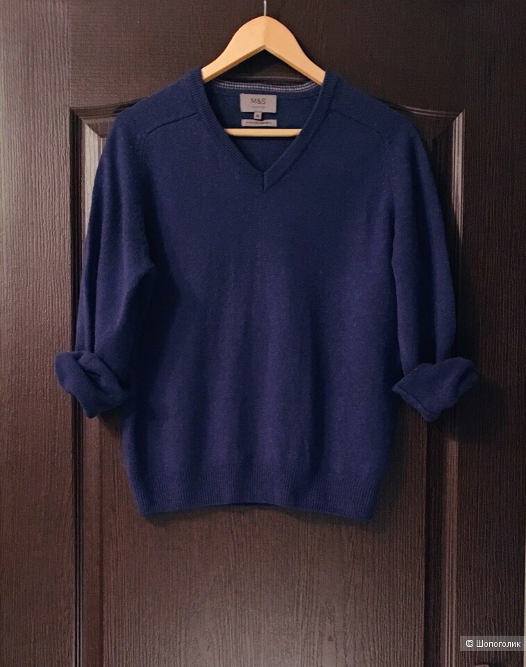 Пуловер Мarks and Spencer размер М цвет темно - голубой