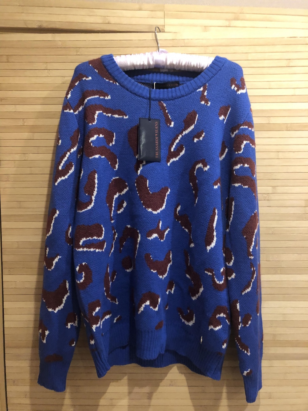 Новый тёплый свитер Trussardi jeans, размер L (48 русс.)