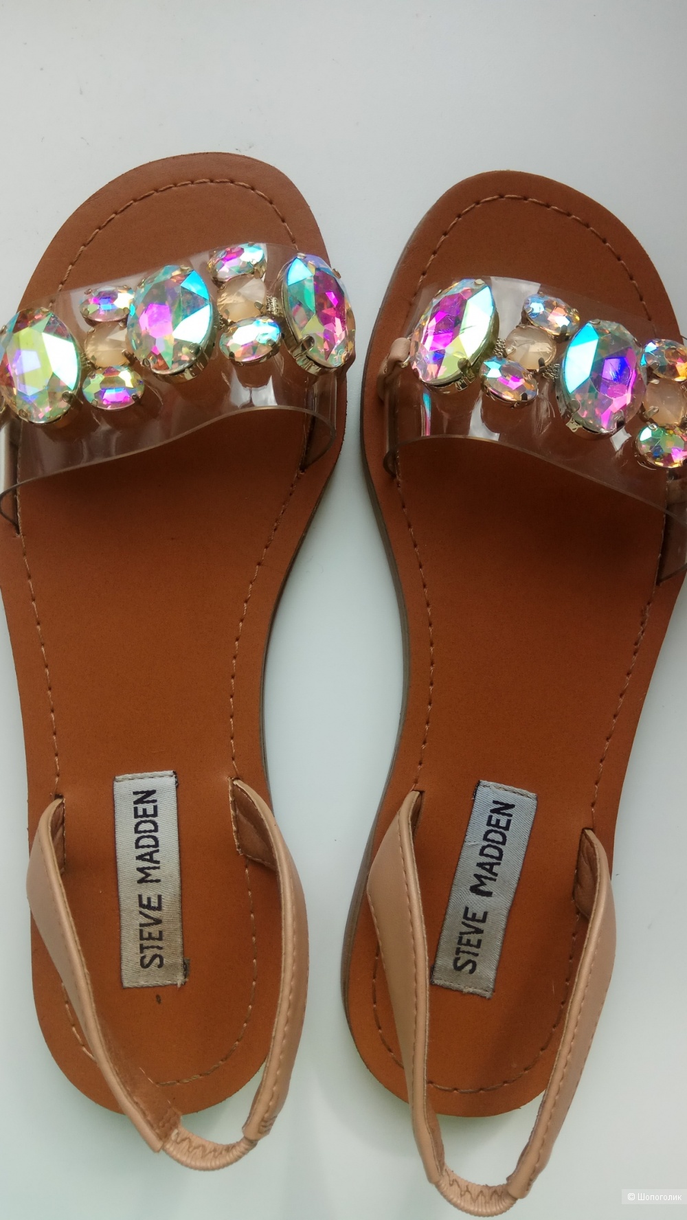 Steve Madden Jeweled Sandals   босоножки размер 7