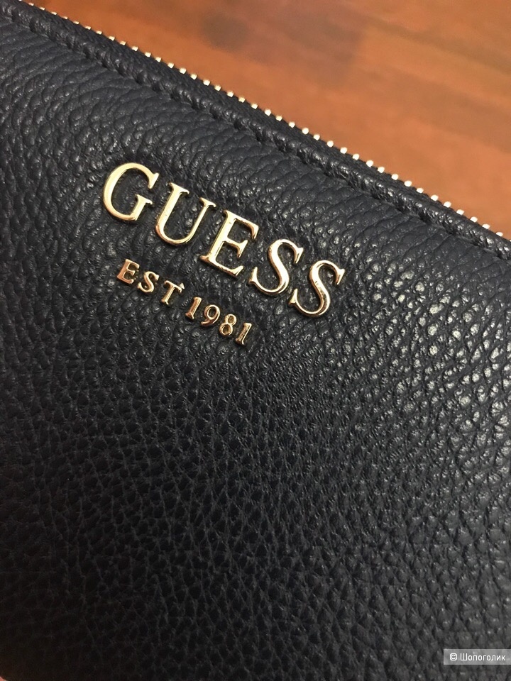 Кошелек (синий) , Guess, 21х10х2