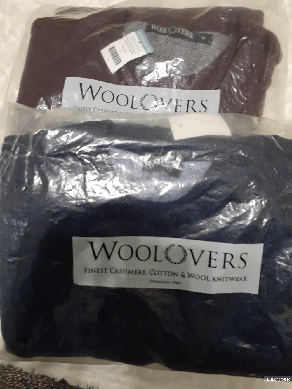 2 новых свитера WoolOvers р.XL