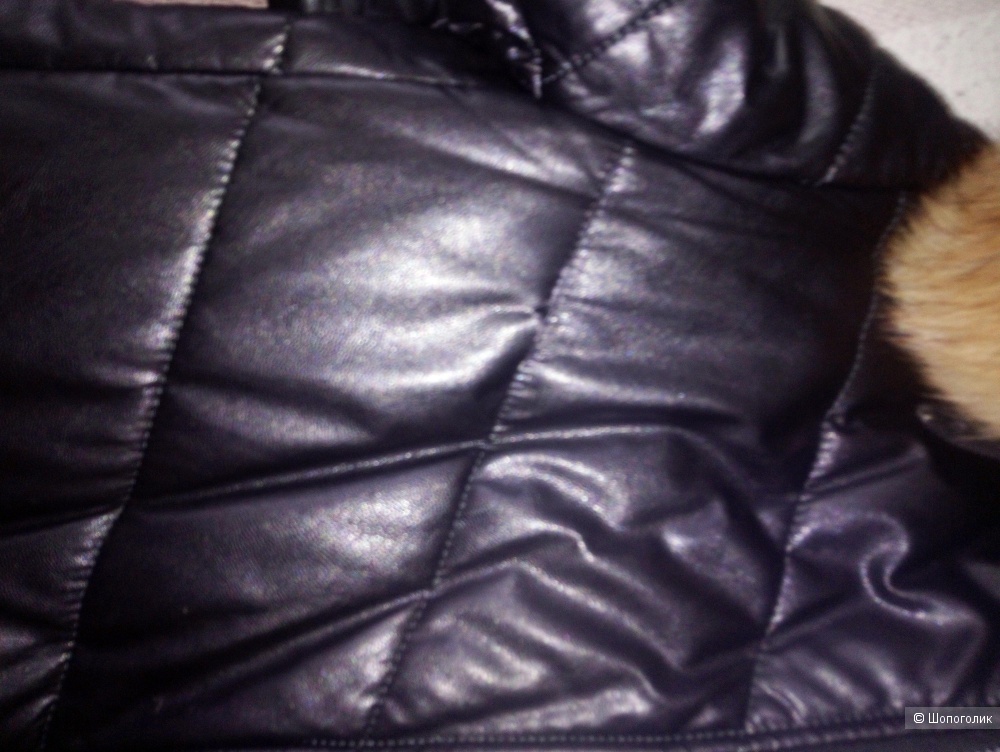 Зимняя куртка из эко кожи 44-46