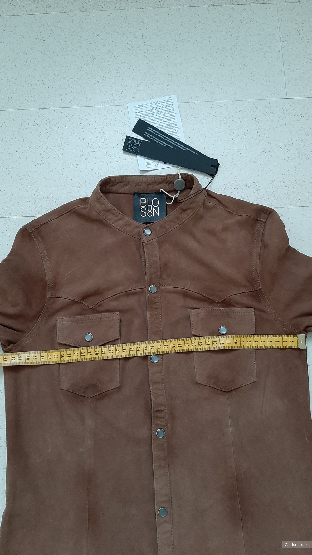 Рубашка замшевая Blouson, 40-42 размер