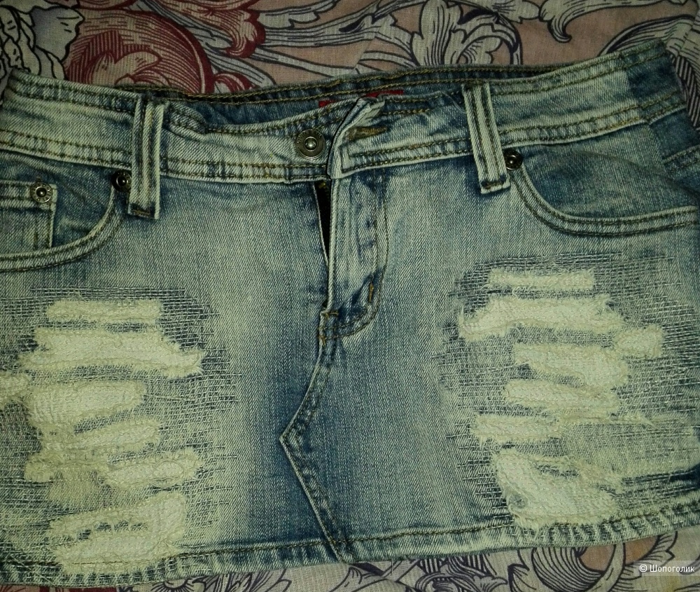 Юбка джинсовая  Vivid, размер 40-42