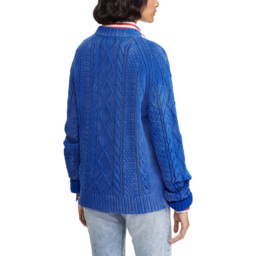 Хлопковый свитер Ralph Lauren размер S