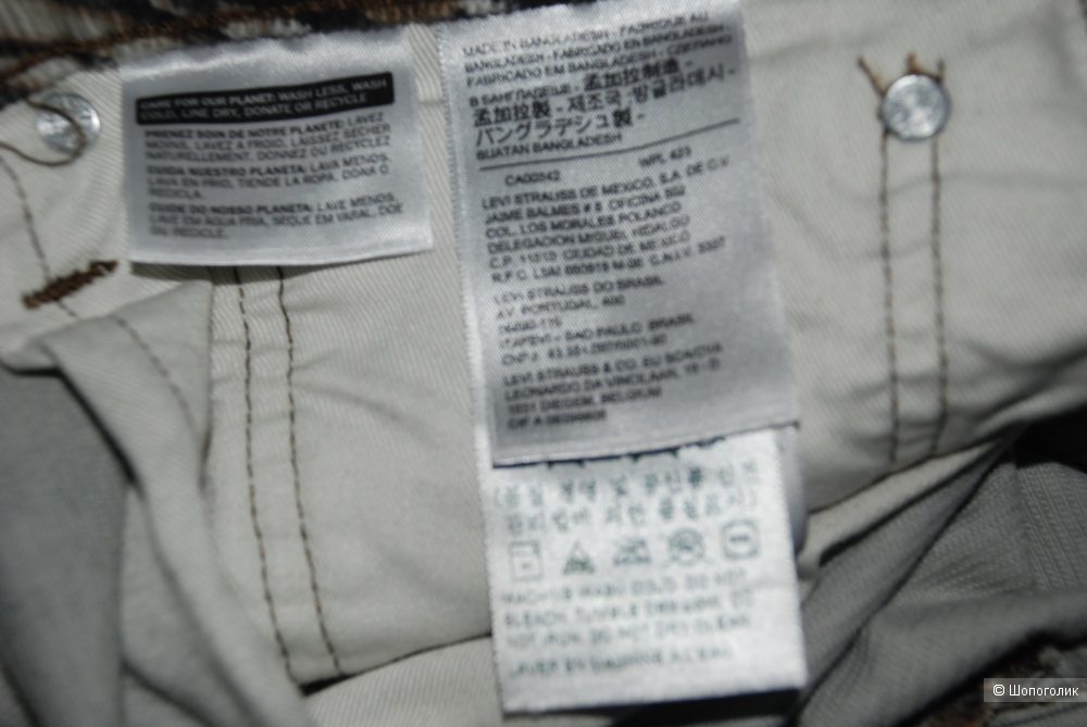 Джинсы Levis Lot 502 W40 L34