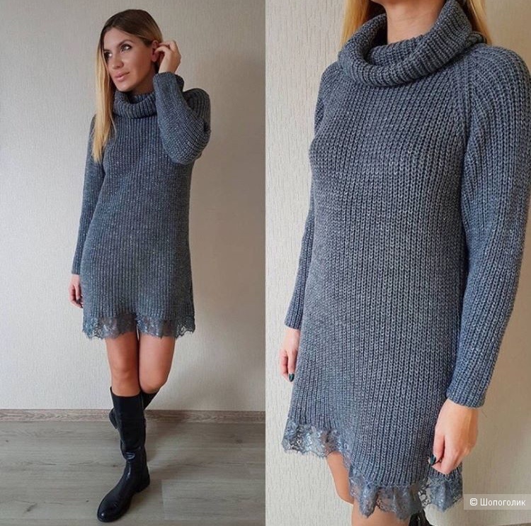 Платье свитер Dins Tricot, one size