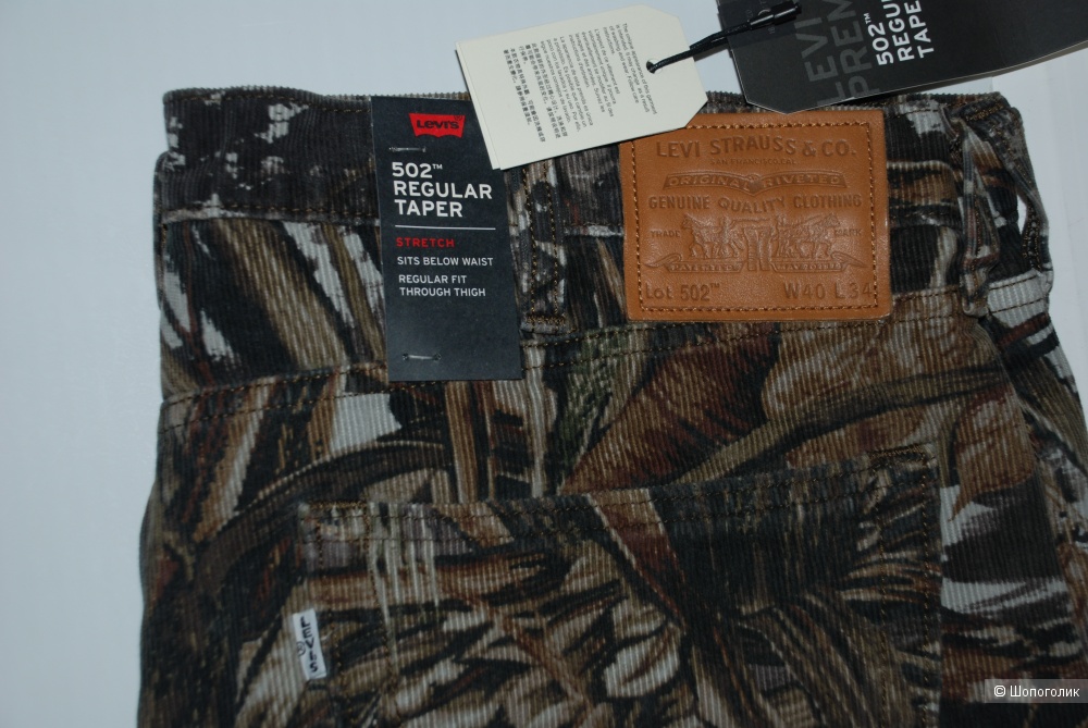 Джинсы Levis Lot 502 W40 L34
