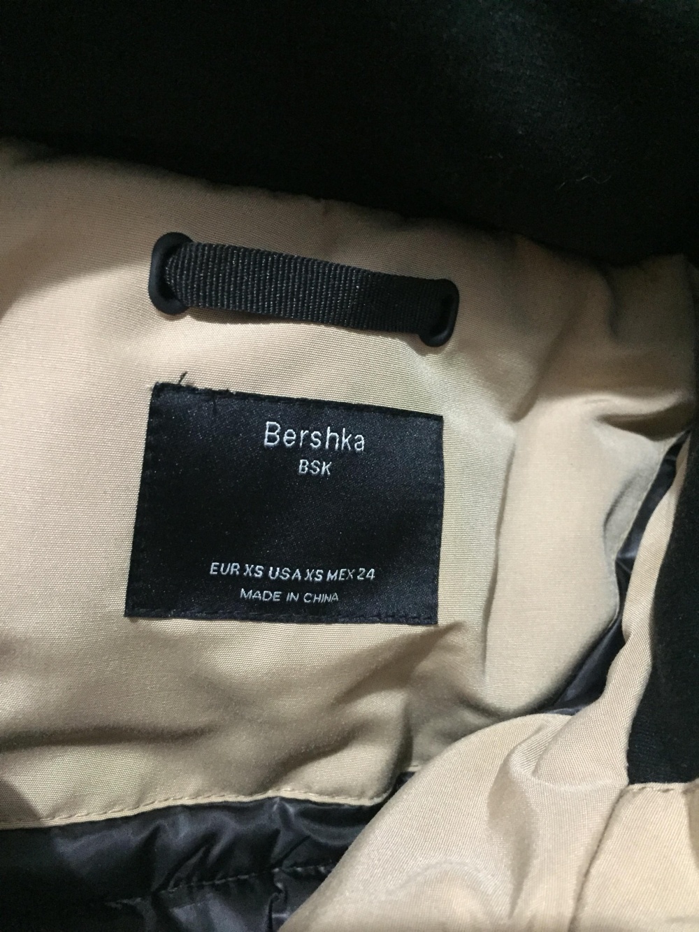 Пальто парка BERSHKA xs