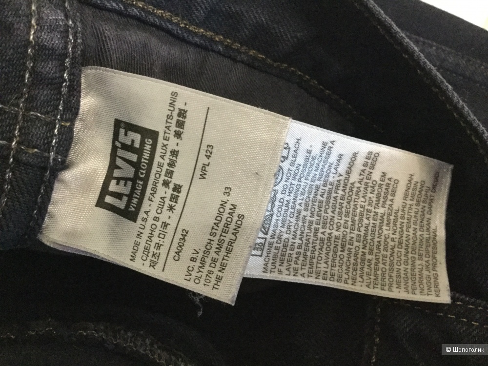 Джинсы мужские Levis 34/34