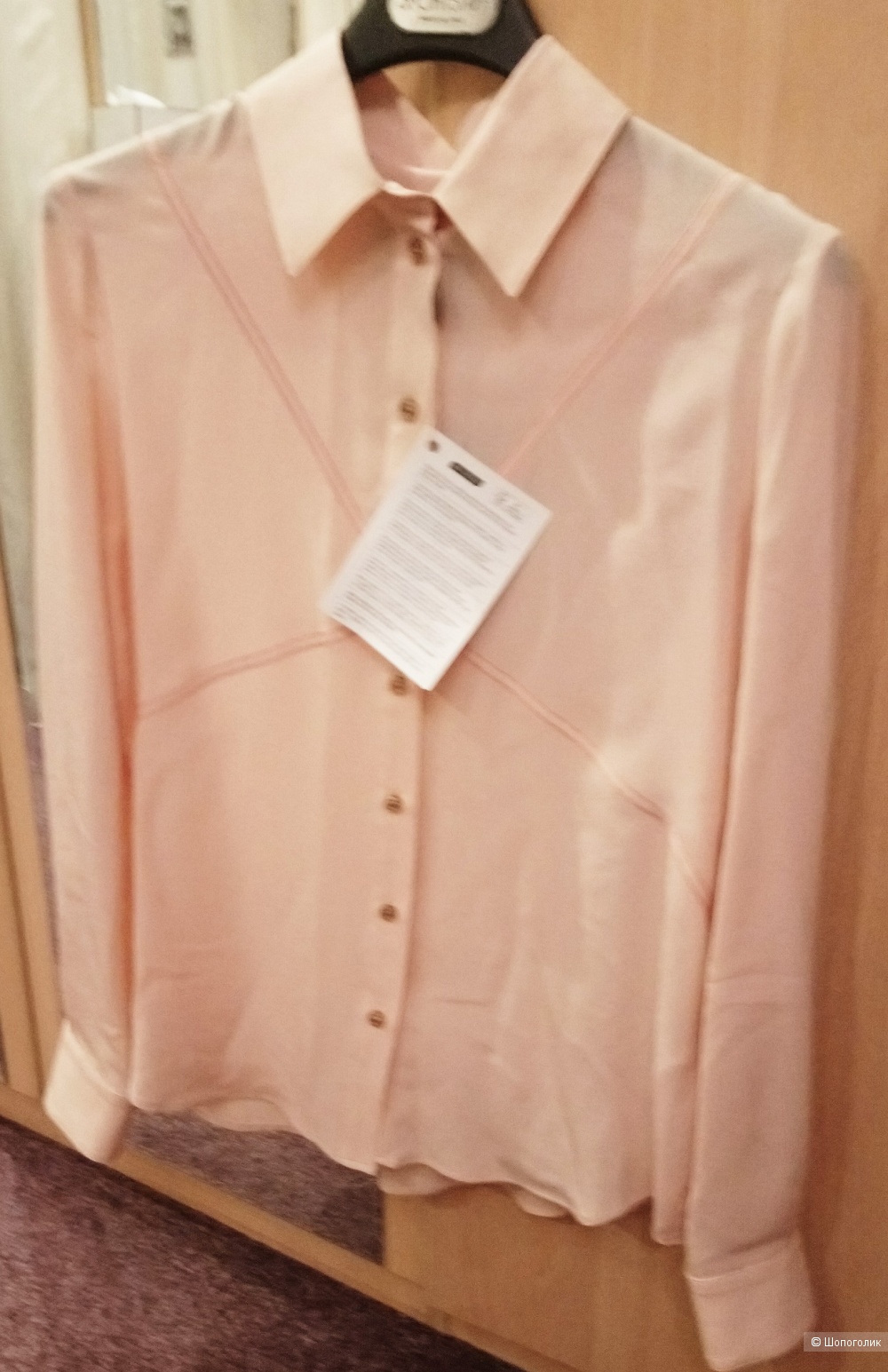 Шелковая блузка TRUSSARDI 42 (Российский размер) дизайнер:40 (IT)