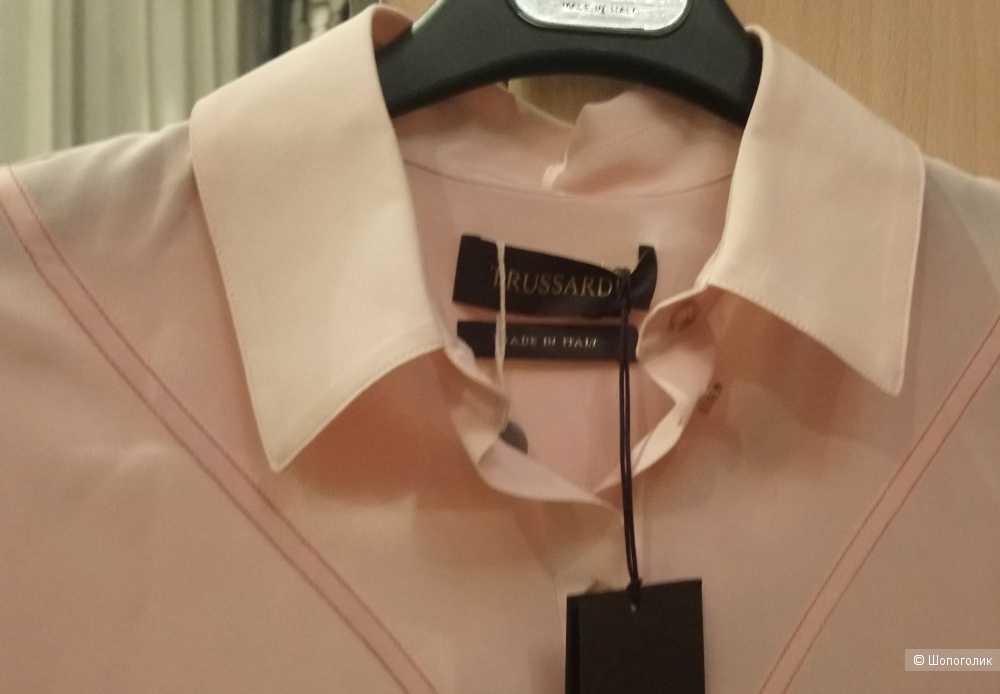 Шелковая блузка TRUSSARDI 42 (Российский размер) дизайнер:40 (IT)