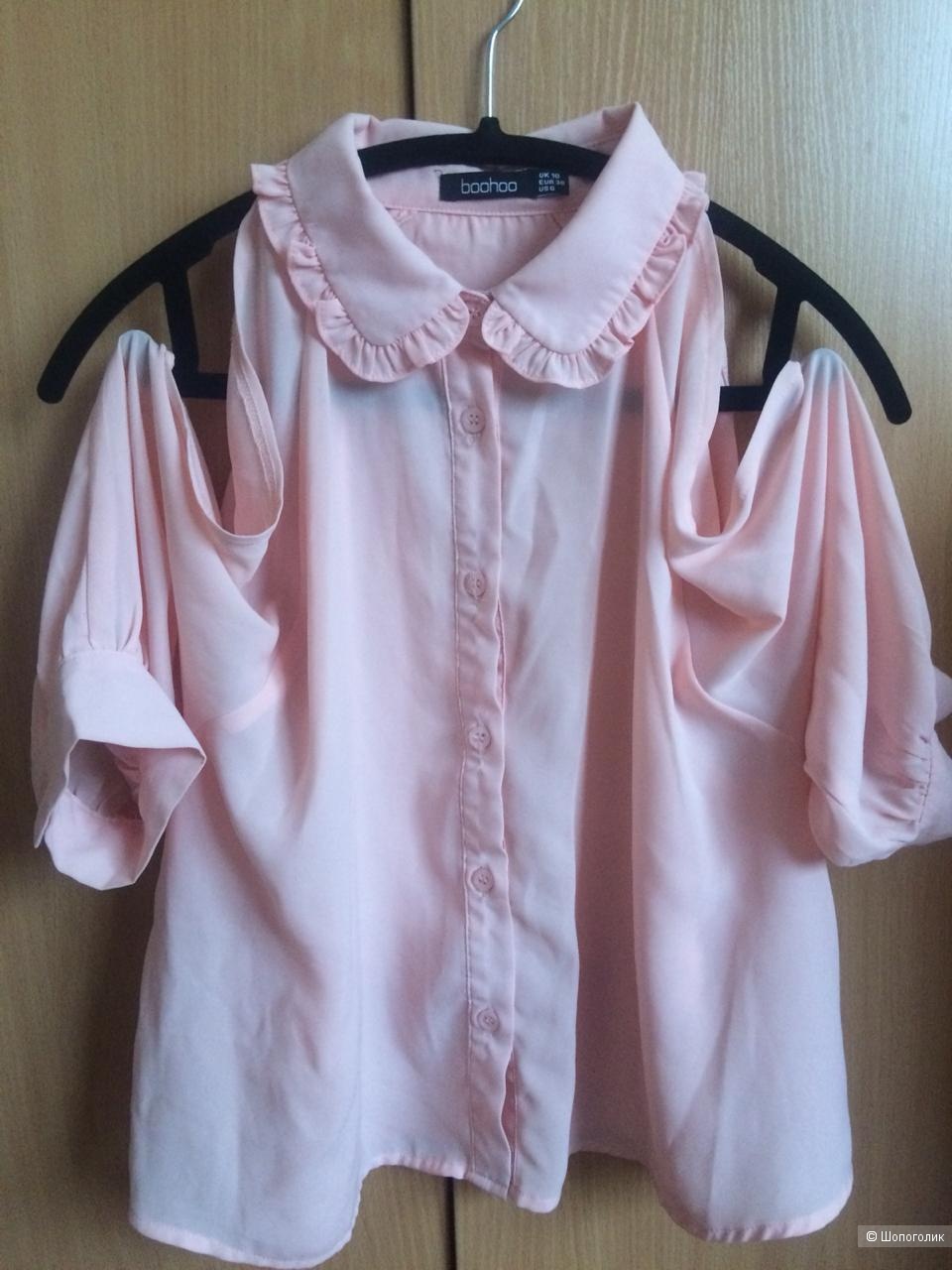 Блуза с открытыми плечами Boohoo, размер S