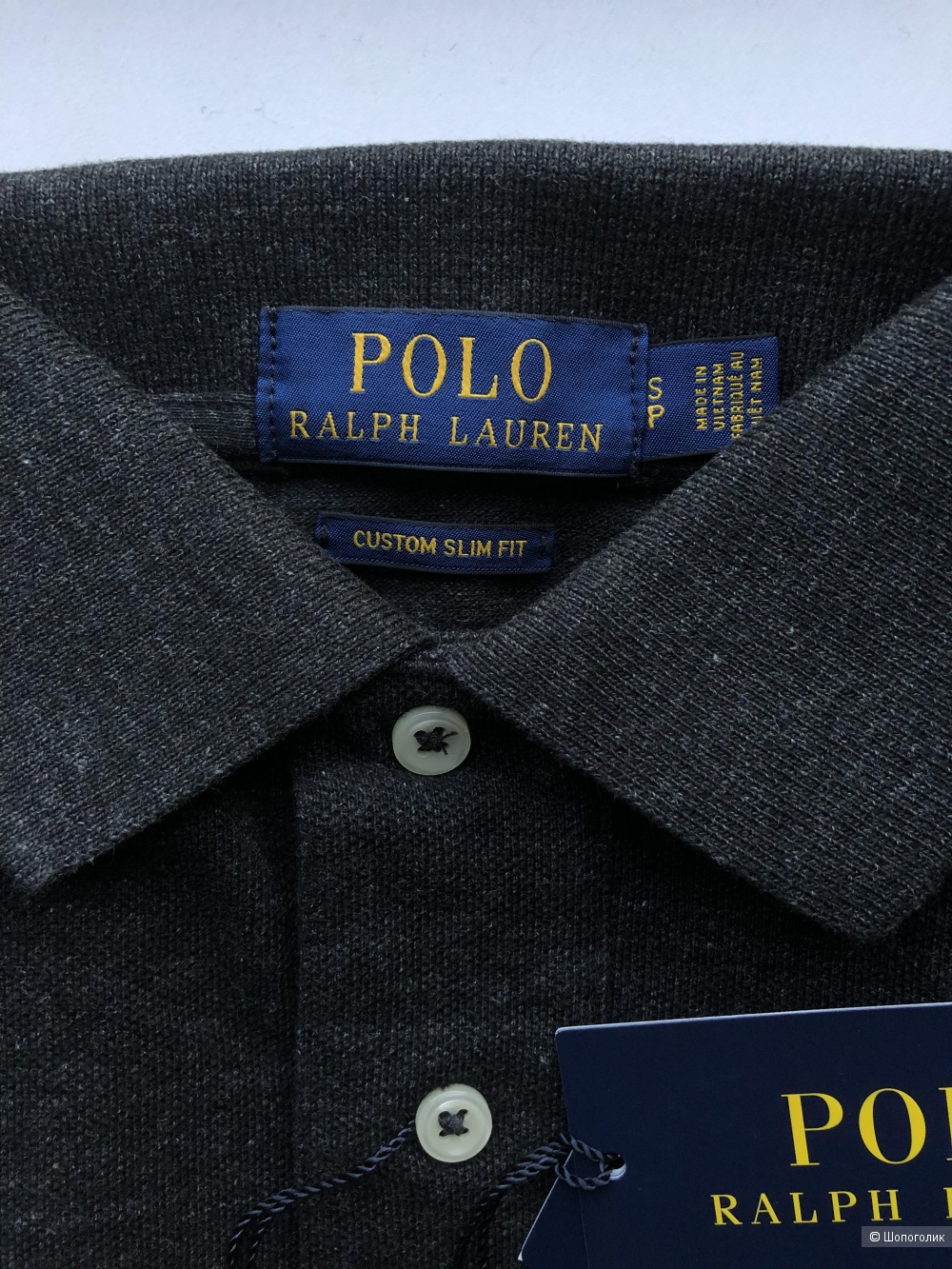 Polo Ralph Lauren custom slim fit S поло рубашка лонгслив
