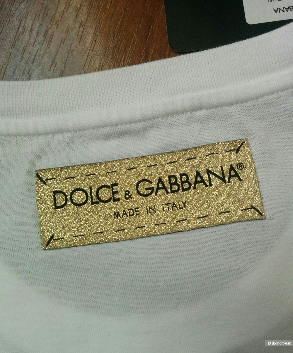 Футболка Dolce&Gabbana,размер 42 ит.(большемерит)