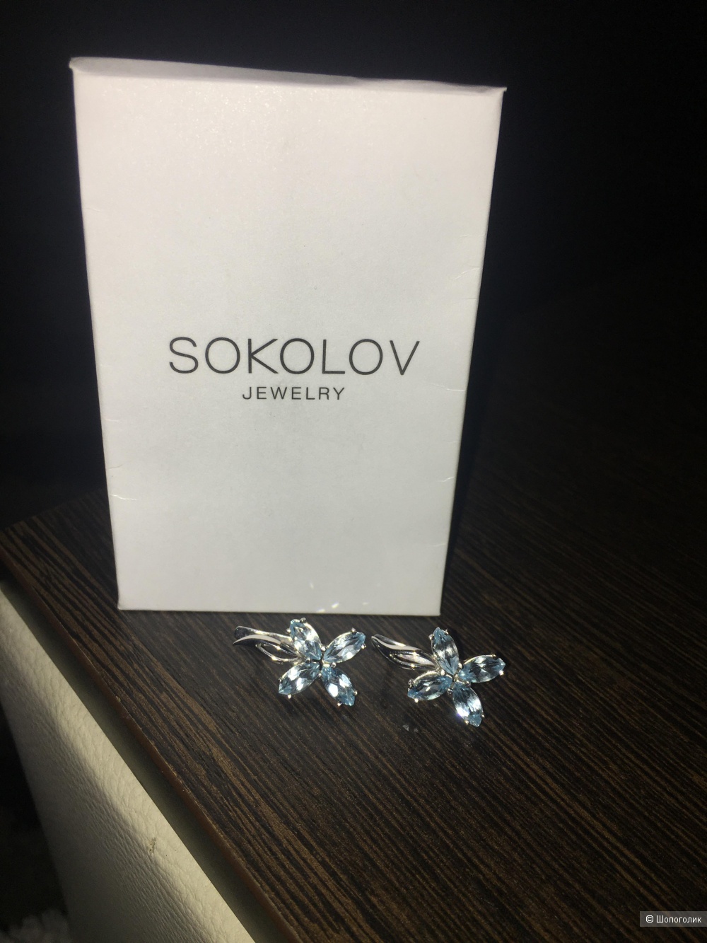 Серьги серебряные Sokolov
