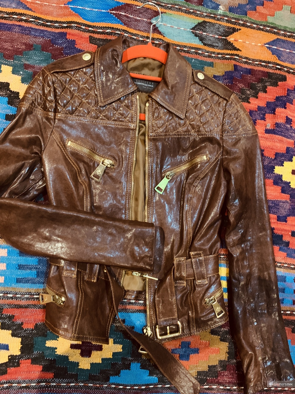 Rossodisera кожаная куртка, 42it