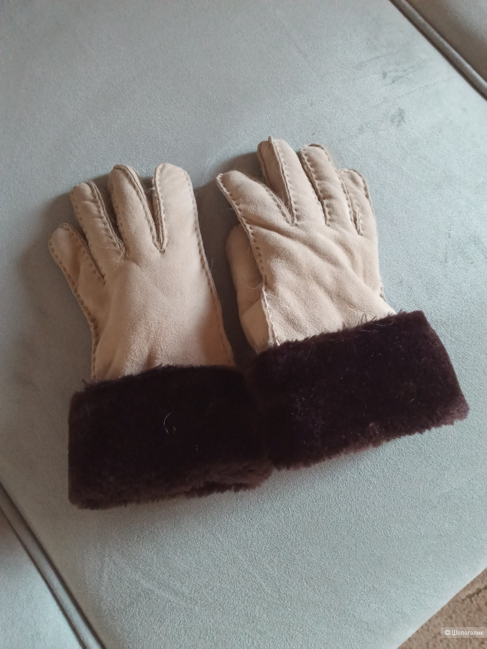 Зимние перчатки из овчины ноунейм 7-8 размер
