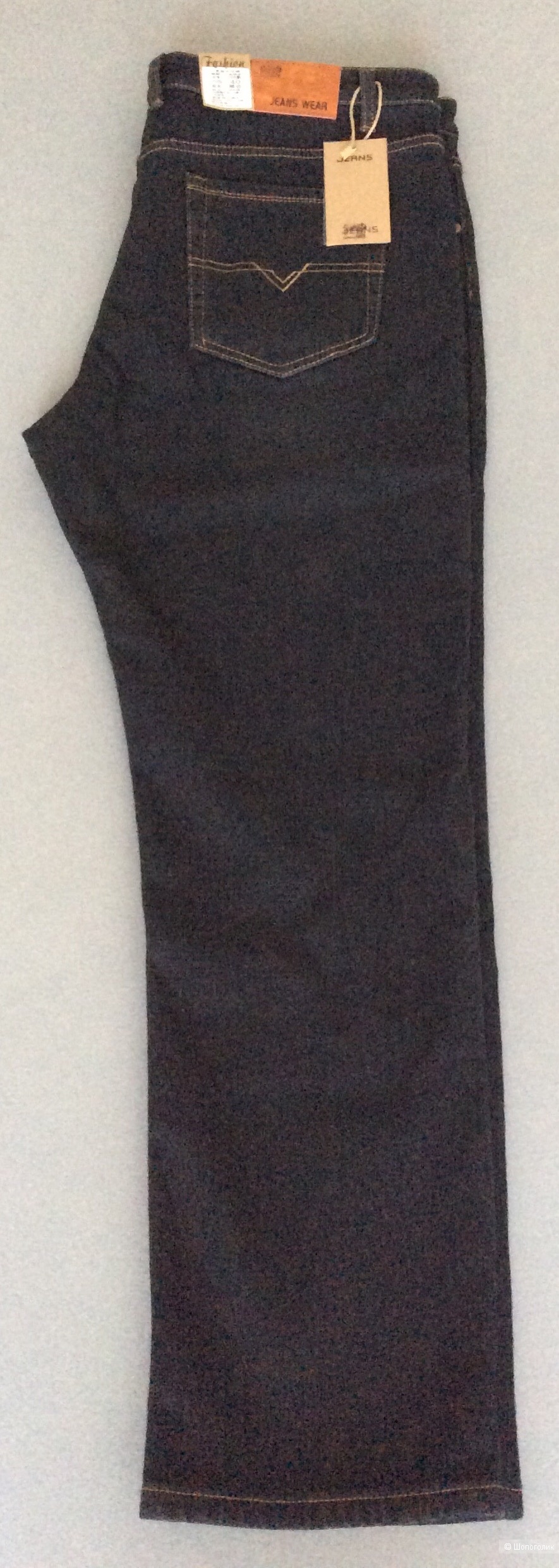 Утеплённые мужские джинсы р.40 (на 54-56)