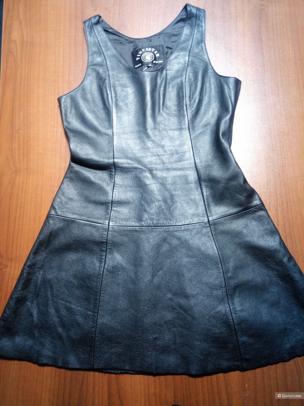 Платье-сарафан кожаный 42-44-46 Ru