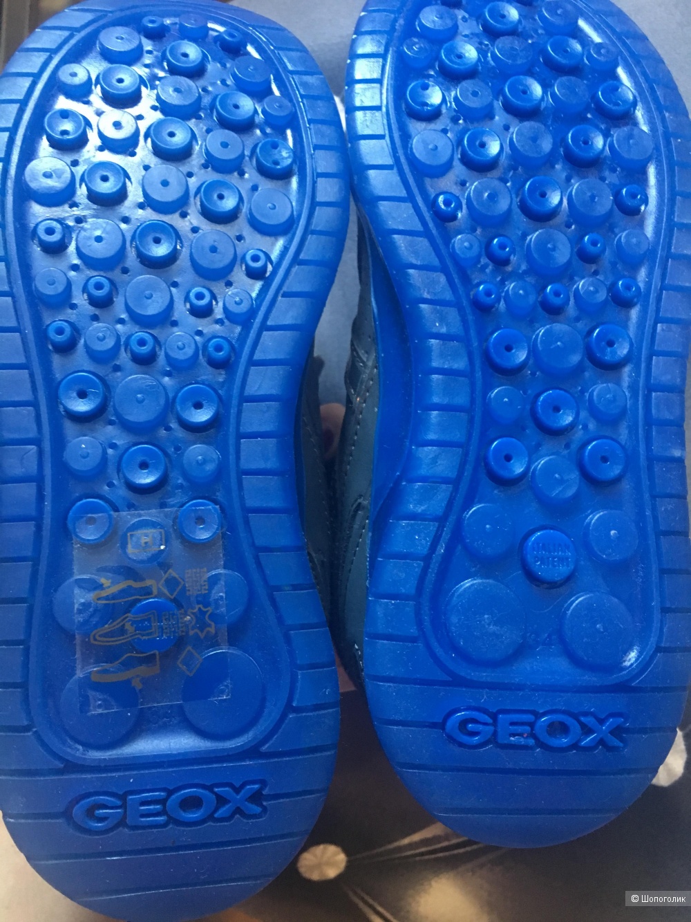 Светящиеся ботинки Geox для мальчика, размер 34, по стельке 21,5 см