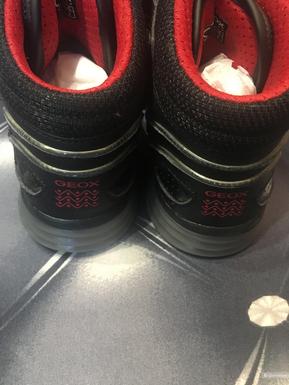 Светящиеся ботинки Geox для мальчика, размер 33, по стельке 21 см