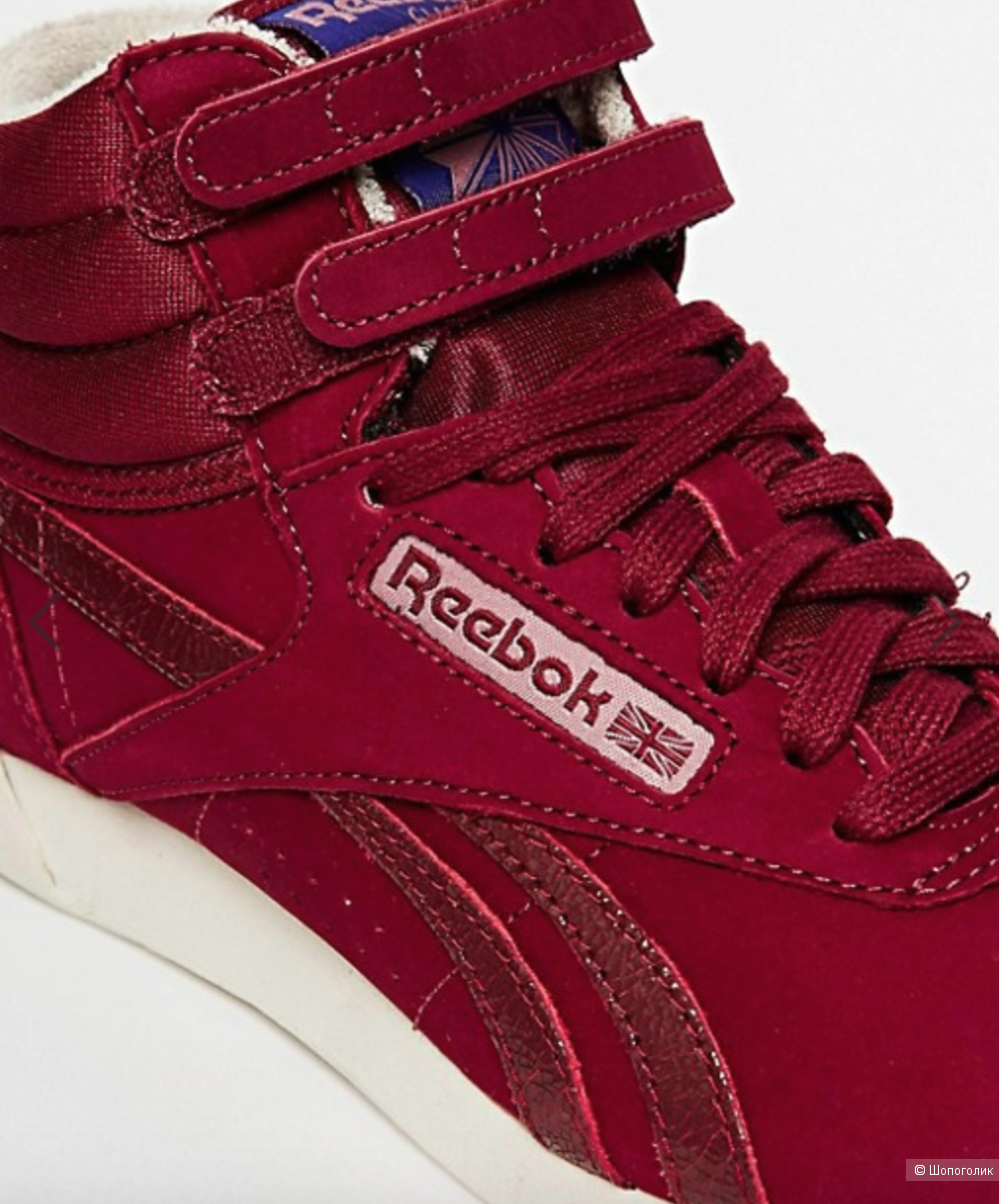 Высокие утепленные кеды Reebok, размер 5 UK/7,5US/38EUR.