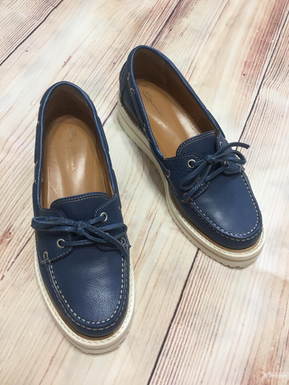 Мокасины Santoni, размер 37,5